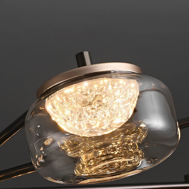 lustre minimaliste italien haut de gamme pour éclairage moderne - vue 5 sur 12