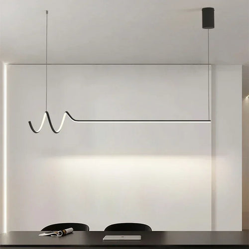 suspension LED design moderne idéale pour hôtels - vue 3 sur 10
