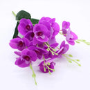 fleurs artificielles 3d décoration orchidée papillon phalaenopsis faux fleurs