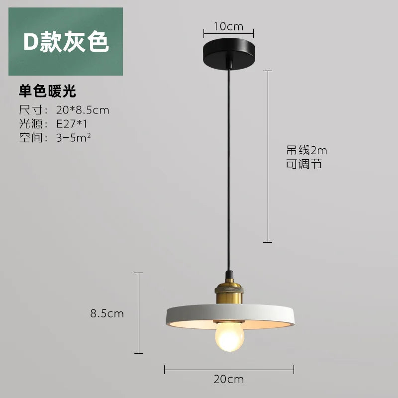 Suspension LED de Style industriel - vue 10 sur 22