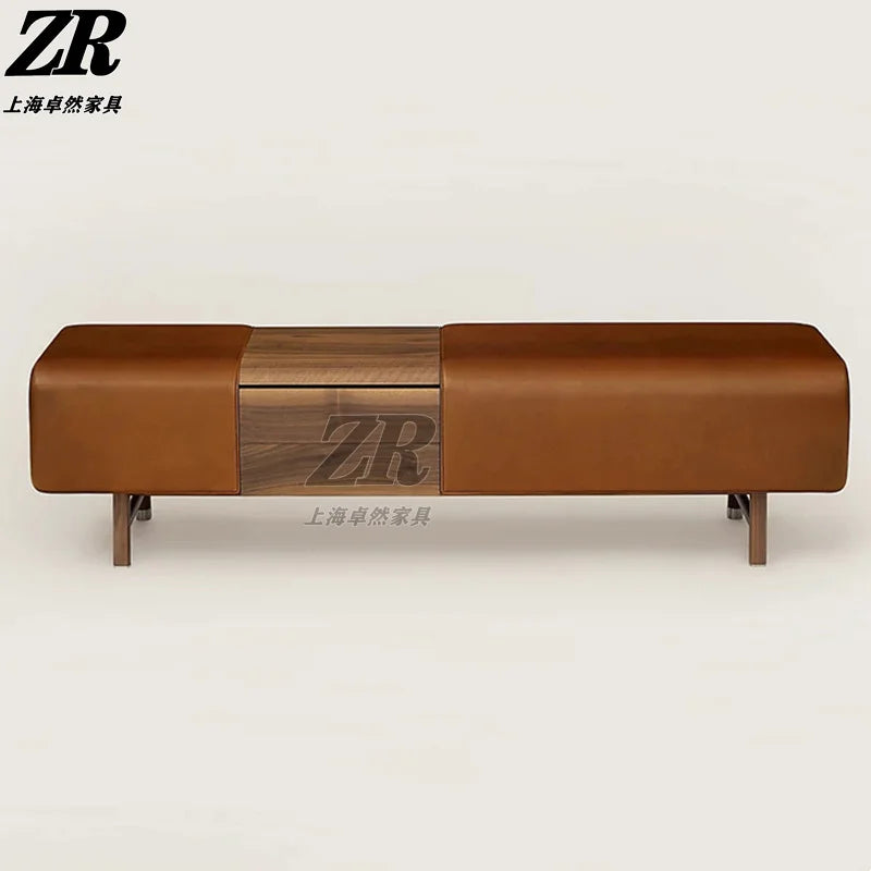 tabouret de luxe italien léger et simple pour banc et canapé - vue 9 sur 9