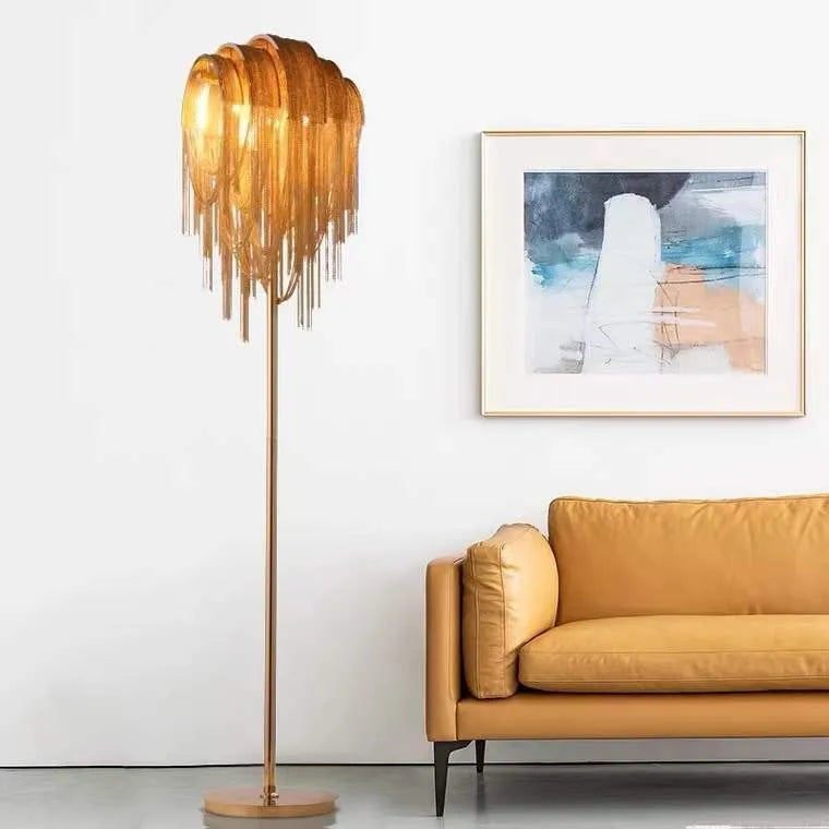 lampadaire décoratif post-moderne nordique en aluminium - vue 5 sur 8