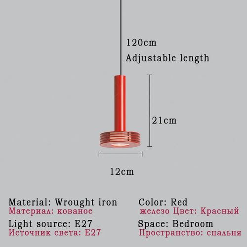 suspension nordique en forme de microphone pour décoration intérieure - vue 9 sur 10
