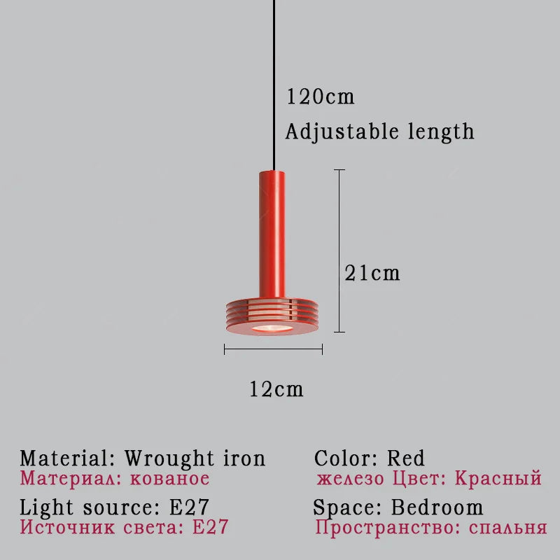 suspension nordique en forme de microphone pour décoration intérieure - vue 8 sur 10