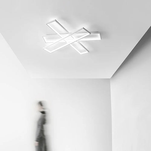 lustre moderne minimaliste avec télécommande et gradation - vue 2 sur 13
