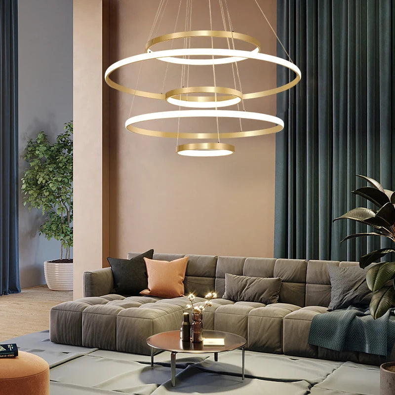 lustre moderne nordique avec télécommande et design épuré - vue 3 sur 30