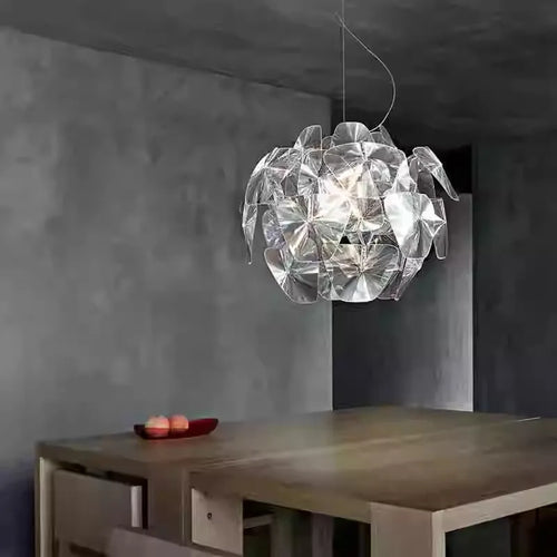 lustre en acrylique transparent design pour intérieur élégant - vue 2 sur 8