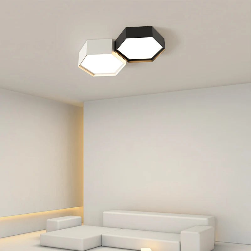 plafonniers modernes simples créatifs minimalistes - vue 4 sur 10