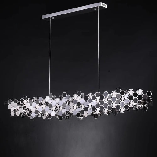 lustre minimaliste haut de gamme pour salle à manger moderne - vue 2 sur 6