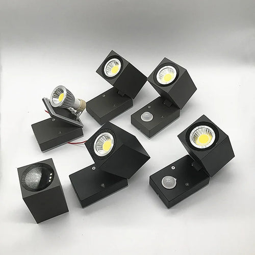 Applique murale LED 5W extérieure réglable pliante étanche IP65 - vue 4 sur 15