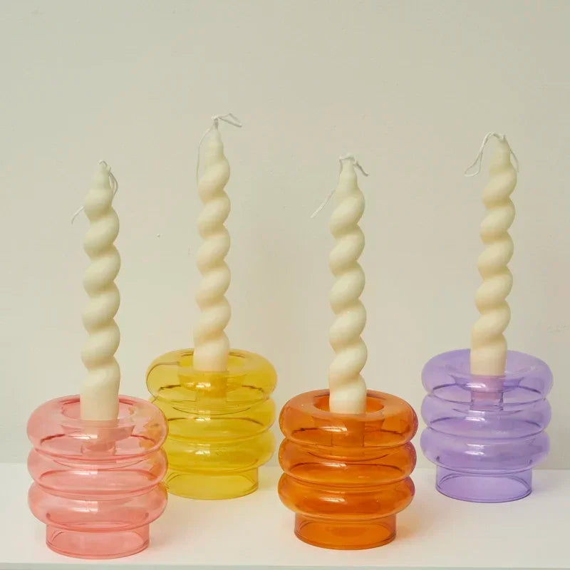 lot de 2 bougies spirales parfumées pour décoration intérieure et mariage - vue 4 sur 25