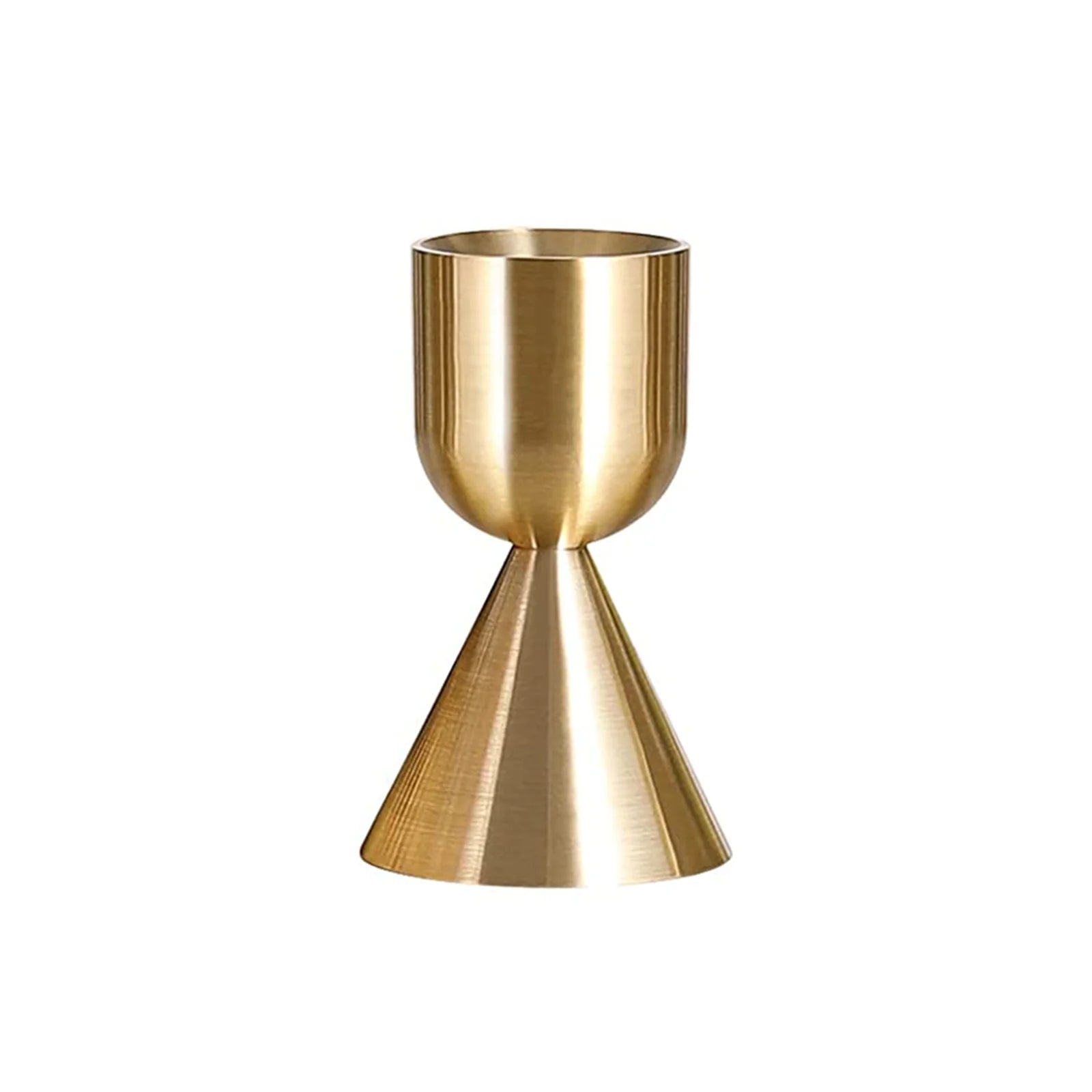 bougeoir en métal doré pour décorations de fêtes et mariages - vue 12 sur 24
