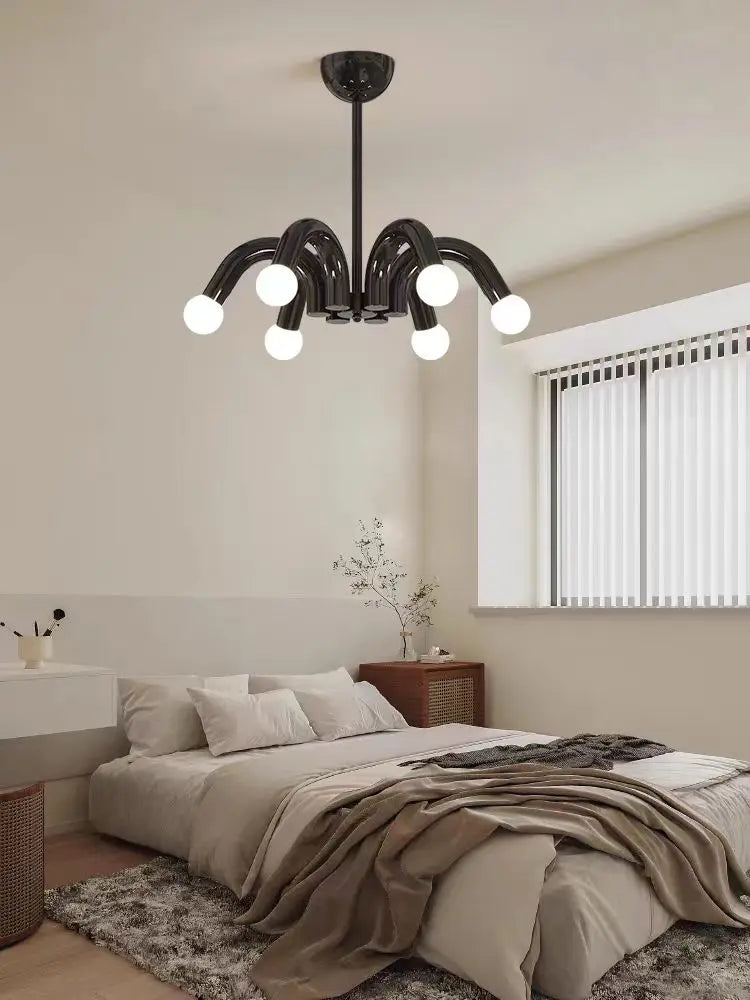 lustre moderne en métal pour décoration intérieure élégante - vue 4 sur 8