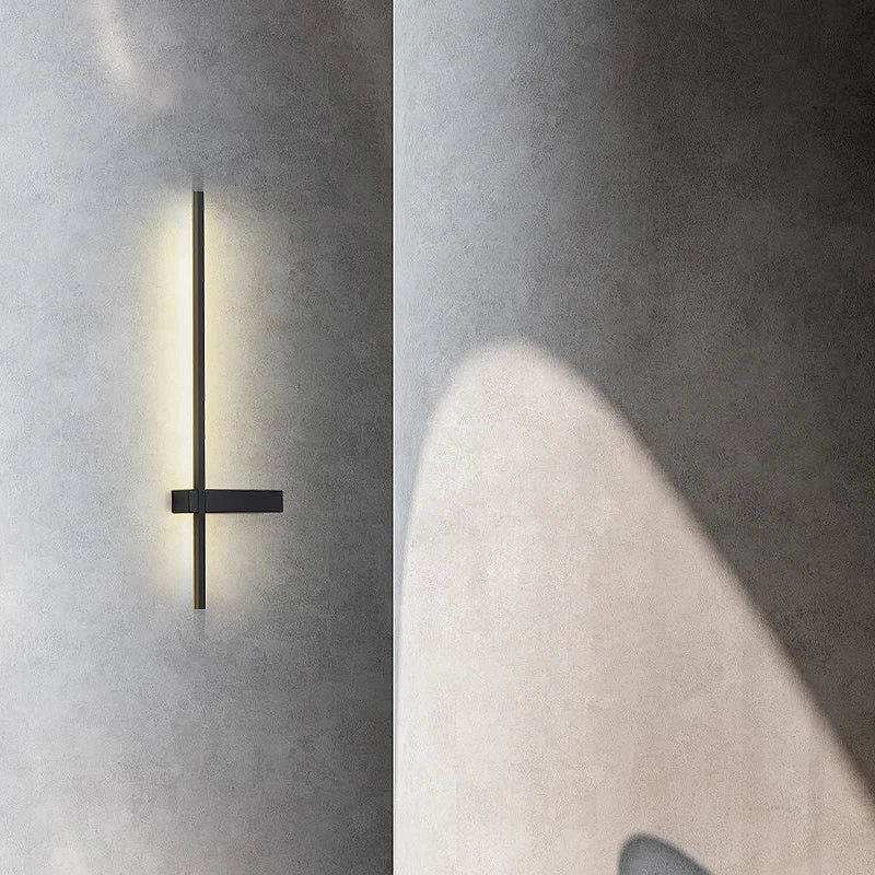 applique murale led minimaliste en aluminium pour éclairage intérieur - vue 4 sur 18
