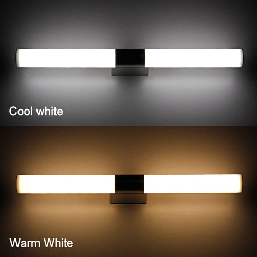 applique moderne en aluminium tube led étanche acrylique décoration murale - vue 6 sur 7