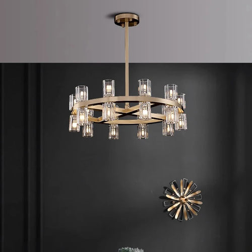home decorationPendant lights, luxury crystal living room chandelier, dining room Pendant lamp, ceiling light, indoor lighting - vue 6 sur 9