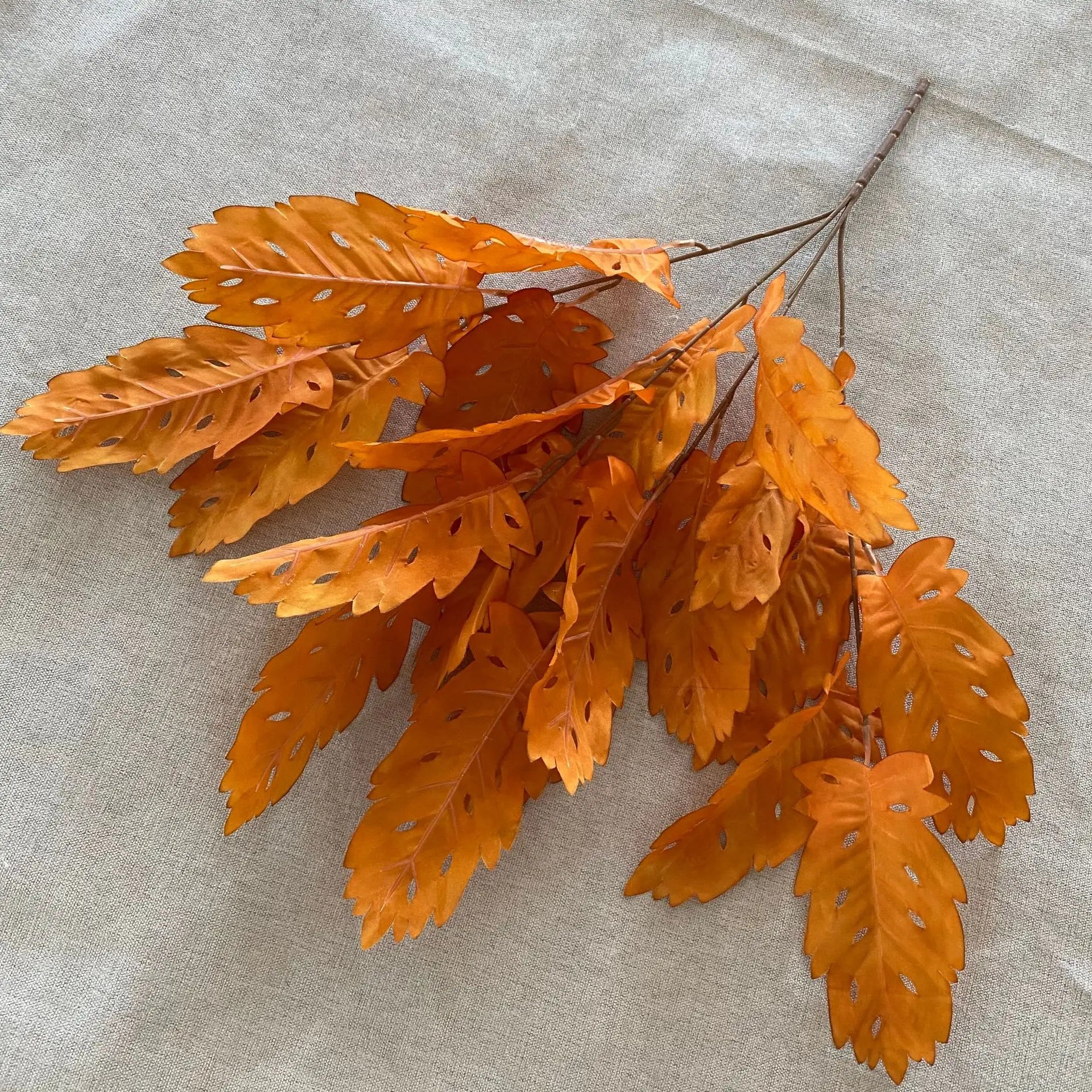 plantes artificielles feuilles de soie pour décoration florale - vue 11 sur 15