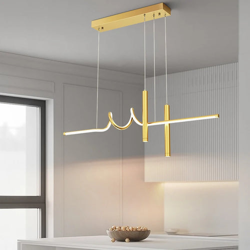 suspension moderne à led au design minimaliste élégant - vue 7 sur 18