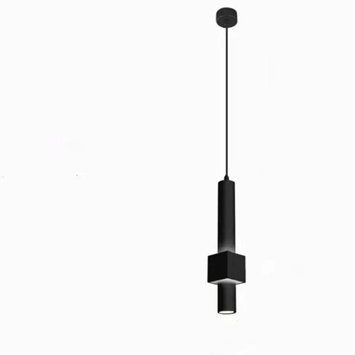 suspension à led nordique tube long éclairage intérieur dimmable - vue 12 sur 14