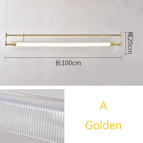 suspension minimalistes italiennes en acrylique led modernes - vue 18 sur 18