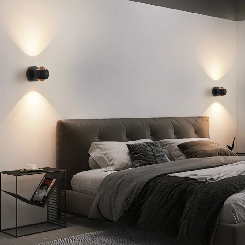 applique murale nordique design lampe décorative moderne élégante lumineuse - vue 5 sur 8