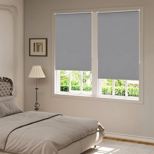 Store enrouleur occultant sans perçage pour fenêtre chambre - vue 4 sur 9