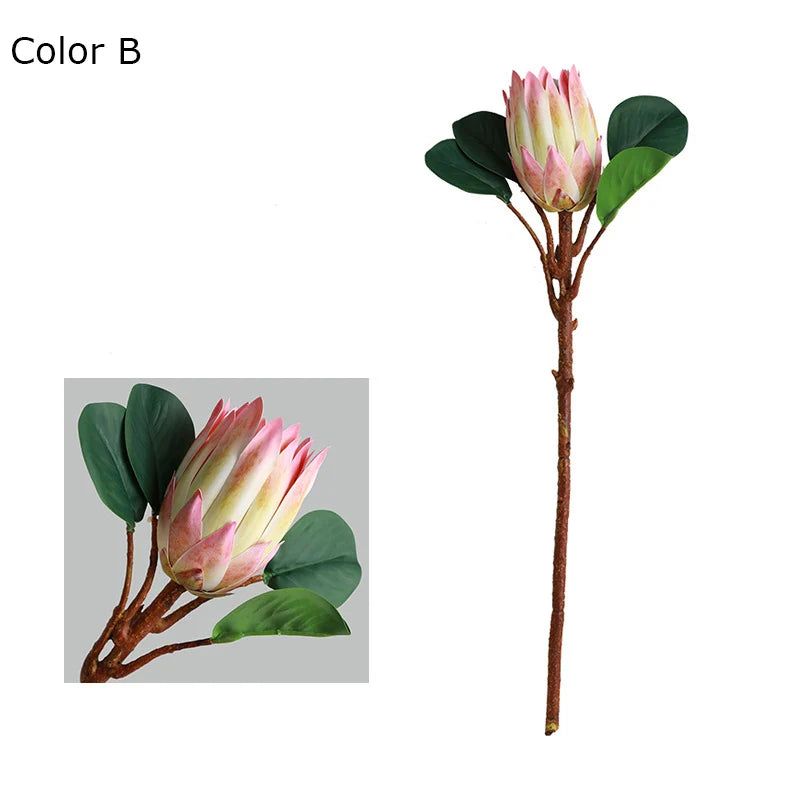 fleurs artificielles bouquets de mariage en soie décoration tropicale - vue 11 sur 12