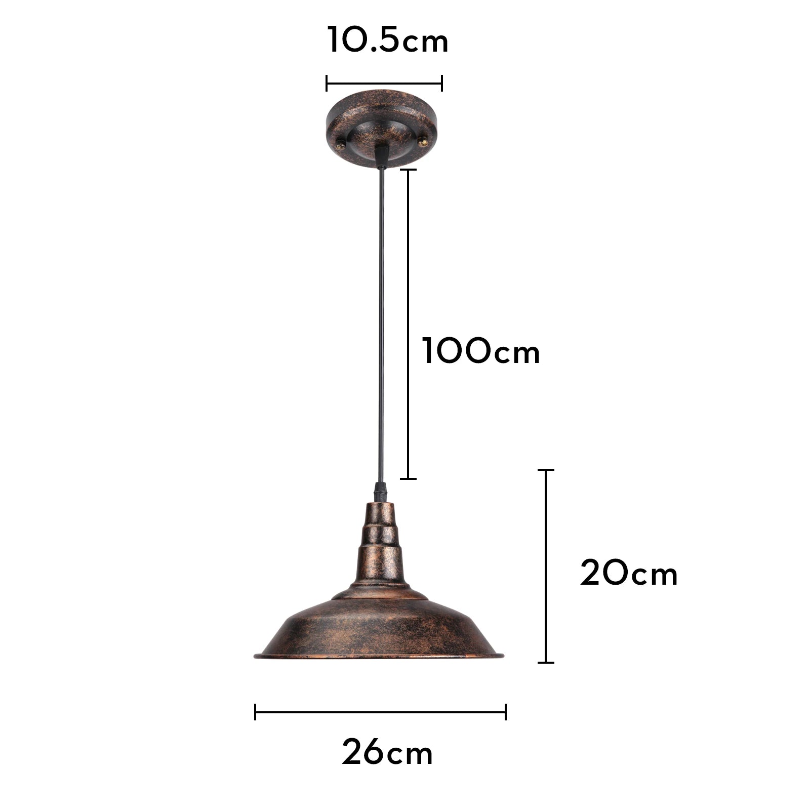lustre rouille metal plafond maison restaur - vue 21 sur 23