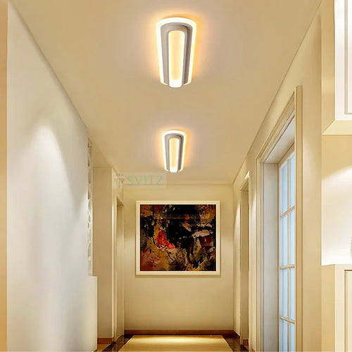 plafonnier moderne à bande led pour éclairage intérieur - vue 5 sur 12