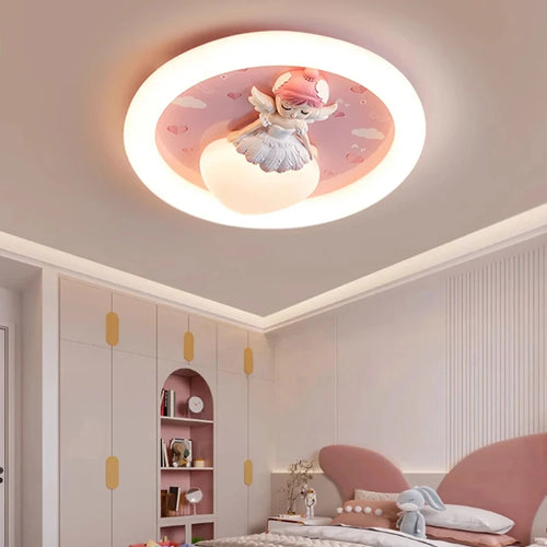 Full Spectrum Children's Room Ceiling Lamp Cartoon Resin Princess Ceiling Light Kids Baby Room Bedroom Nursery School Decor 220V - vue 2 sur 8