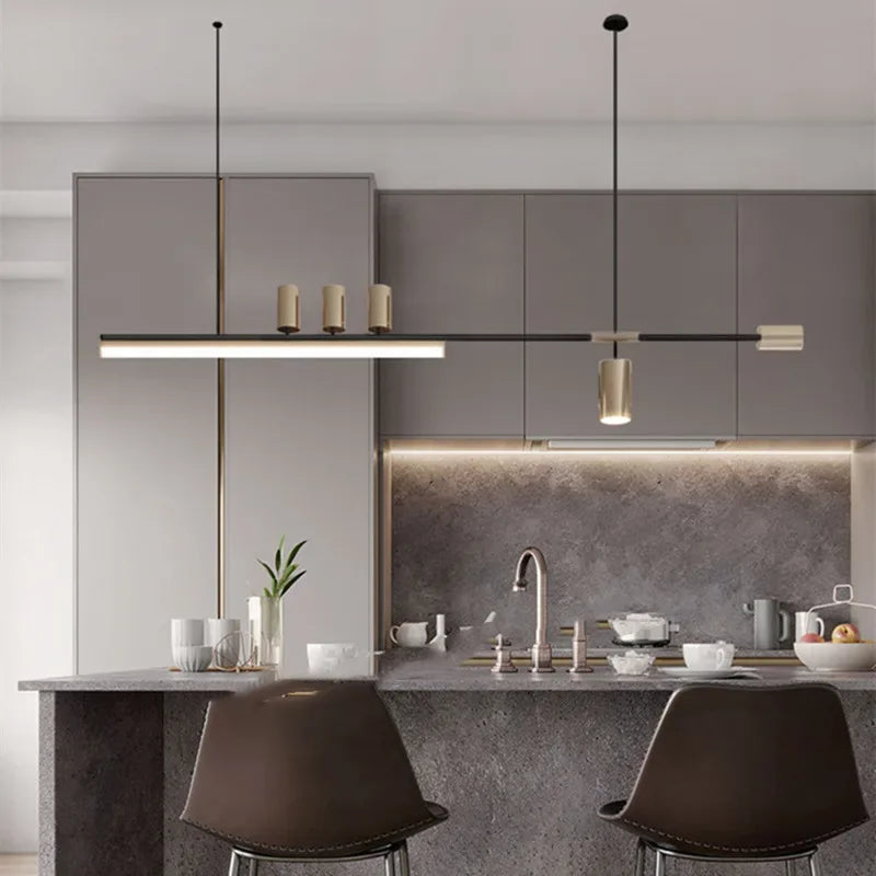 suspension led style nordique idéales pour table alimentaire - vue 4 sur 6