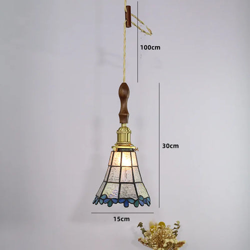 suspension nordique en cuivre avec verre teinté pour intérieur élégant - vue 9 sur 14