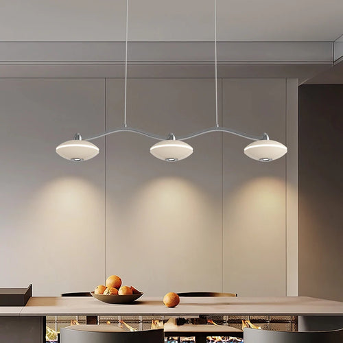 lustre à led design minimaliste réglable pour intérieur moderne - vue 5 sur 11