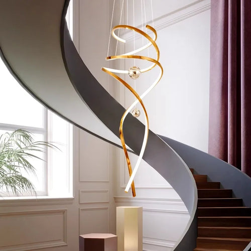 lustre suspension nordique pour éclairage intérieur salon - vue 5 sur 9