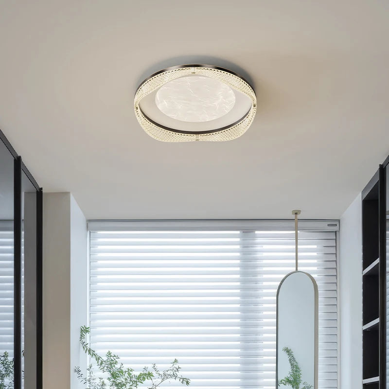 plafonnier moderne en laiton design créatif minimaliste pour intérieur - vue 5 sur 26