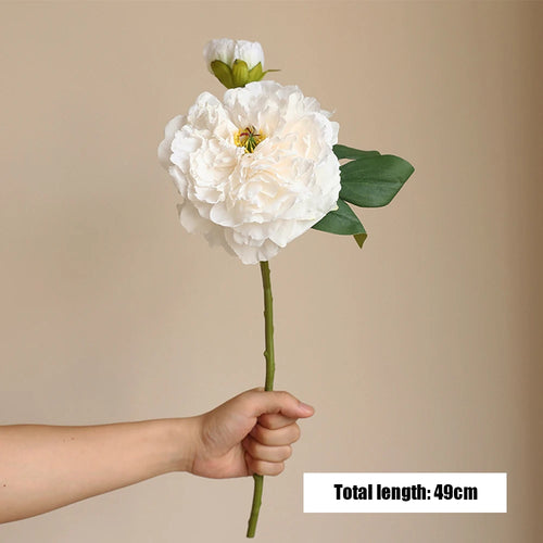 grandes fleurs artificielles de pivoine pour décoration élégante - vue 13 sur 12