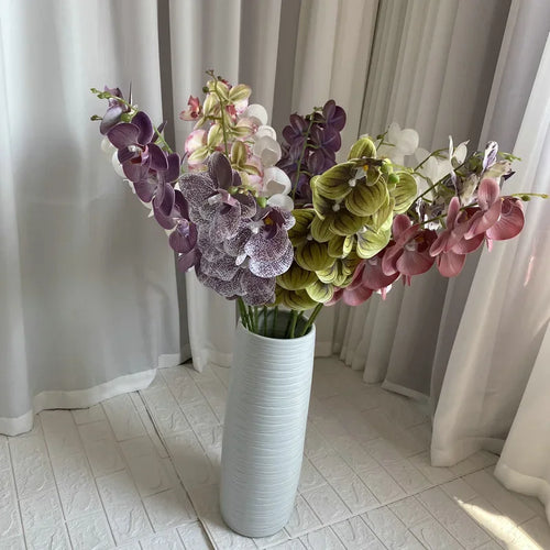 phalaenopsis artificiel orchidée rose décoration pour mariage et jardin - vue 5 sur 23