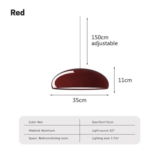 suspension led nordique macaron luminaire suspendu éclairage maison - vue 21 sur 21