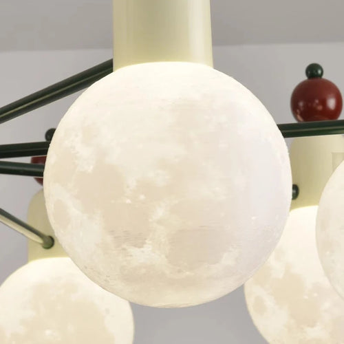 lustre moderne pour chambre d'enfants design nordique lumineux et coloré - vue 7 sur 12
