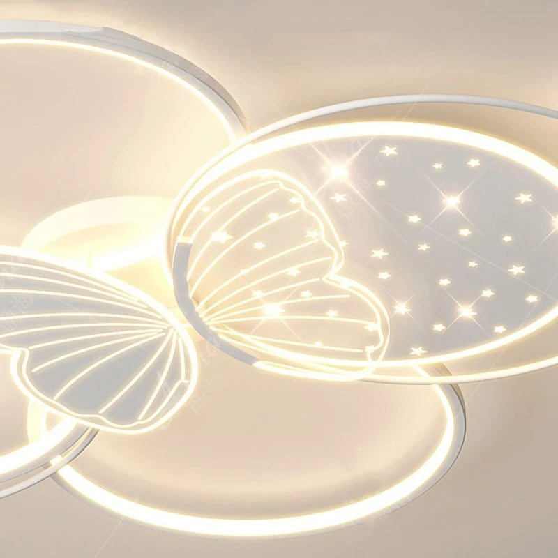 plafonnier led intelligent design moderne pour intérieur 2023 - vue 6 sur 7