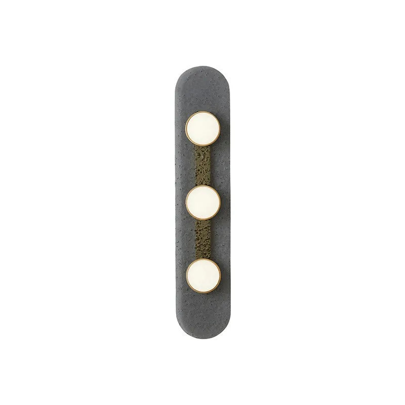 Nordic light luxury strip bubble glass wall lamp designer decorates bedroom bedside lamp, living room background wall wall lamp - vue 3 sur 11