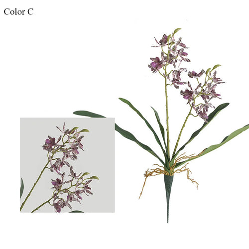 orchidée papillon artificielle pour décoration de mariage et fête - vue 6 sur 10