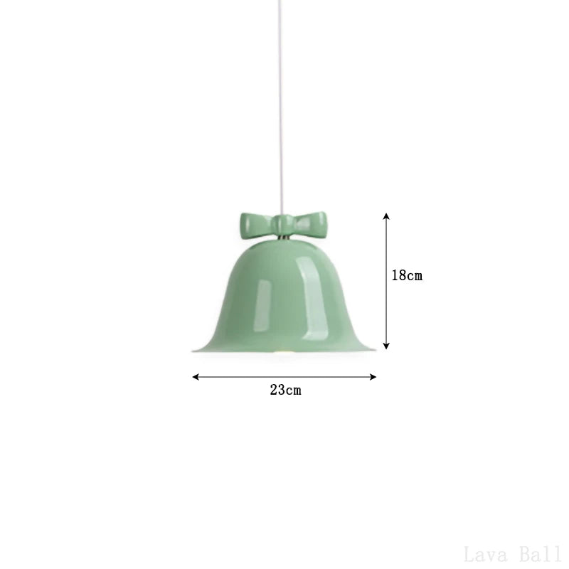 suspension modernes en forme de cloche avec nœud décoratif - vue 12 sur 20