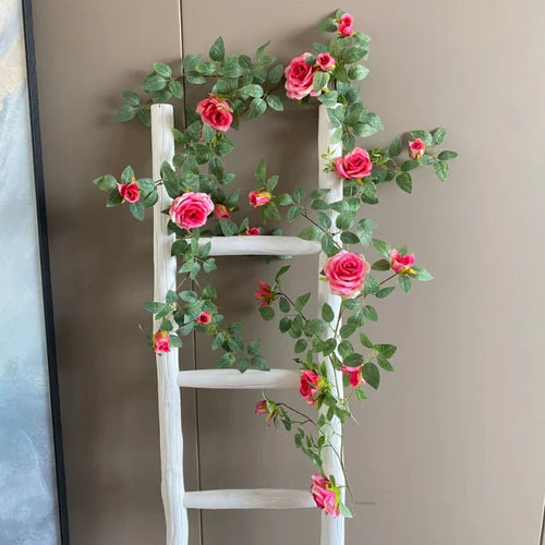 roses artificielles en soie pour décoration intérieure et extérieure - vue 5 sur 6