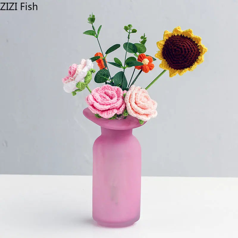 vase en verre pour arrangement floral décoration moderne - vue 3 sur 10