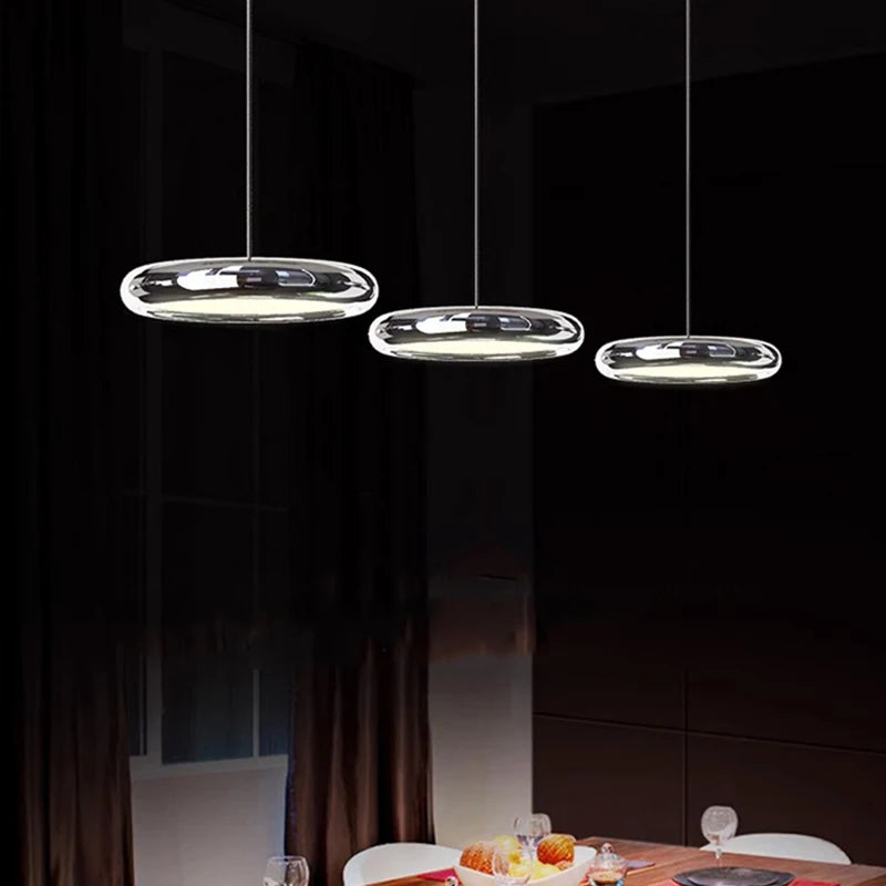 Suspension led décoratif éclairage intérieur moderne - vue 6 sur 9
