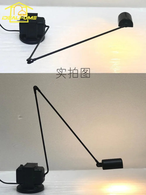 lampadaire à moteur à intensité variable design italien avec bras pivotant - vue 5 sur 16