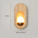 applique led bois bande décorative nordique maison