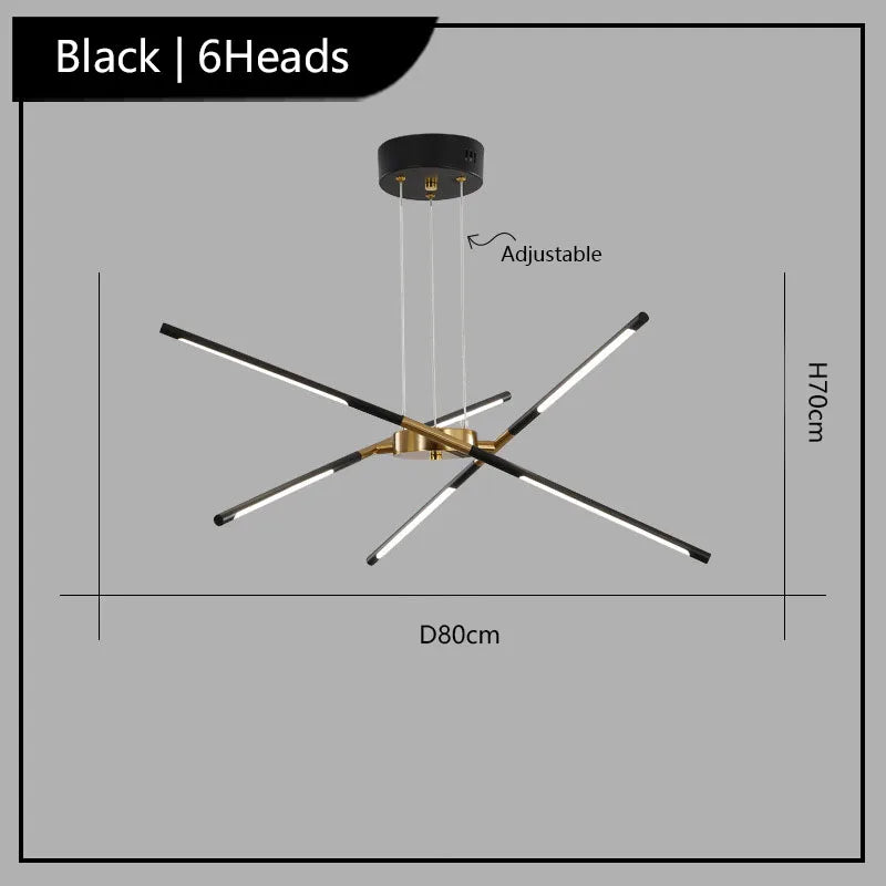 lustre suspendu winfordo design créatif led 	 décoratif