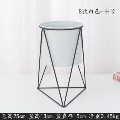 support de plante moderne en fer pour décoration intérieure et extérieure - vue 9 sur 18